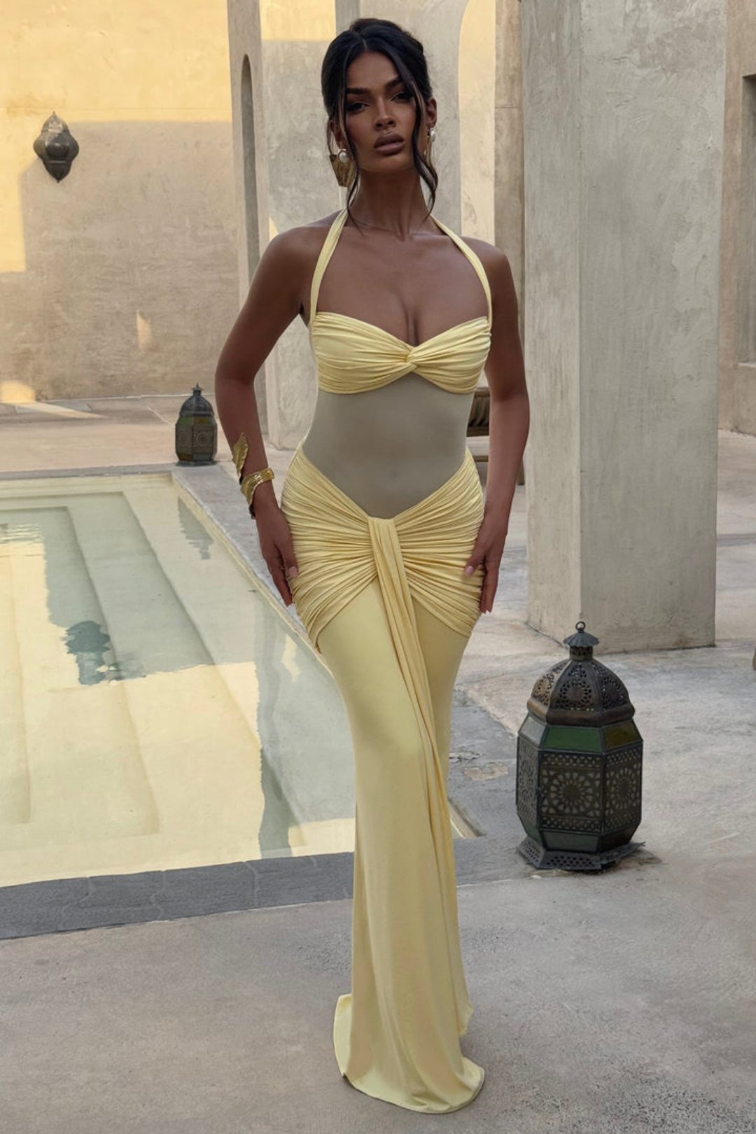 Robe Halter Lumière
